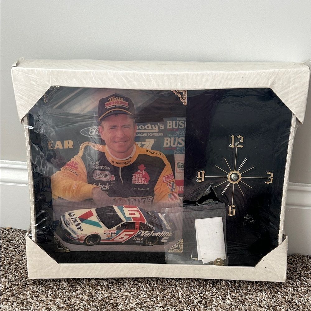 NASCAR Mark Martin Memorabilia Set with Clock and Car Model